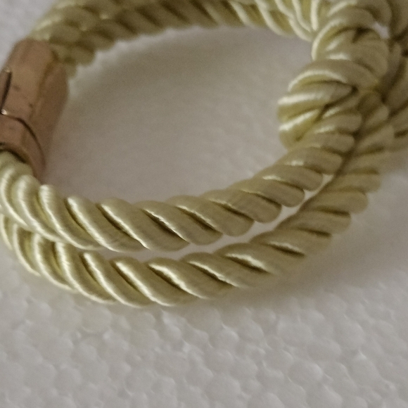 Leo Mazzotti Light Green Rope Knot Bracelet Small Magnetic closure - Picture 5 of 9